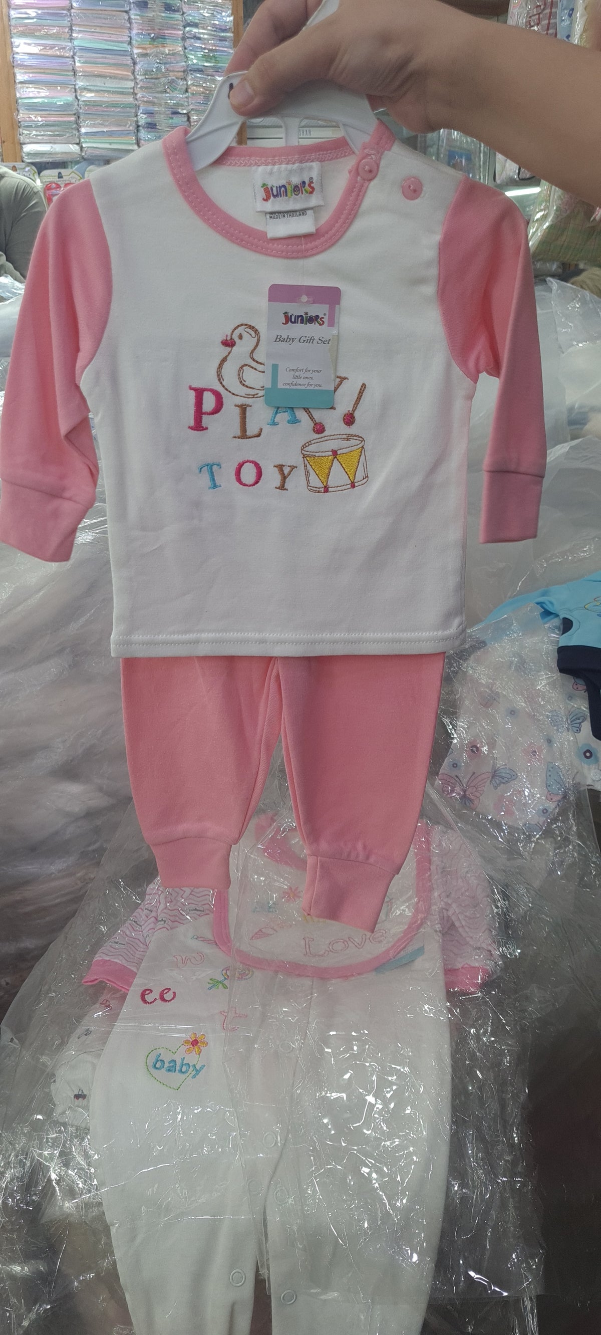 JUNIORS Thailand 2pcs Pajama Set (pink)
