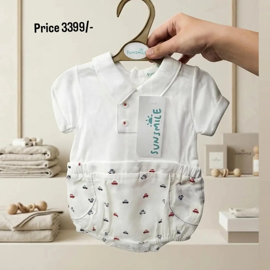 SUNSMILE Thailand White Firmal Romper Unisex