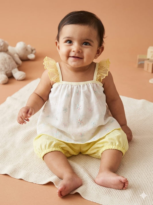 Thailand Imported 2pcs Girls Frock and panty