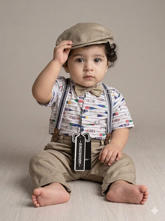 Little Gentleman Dangree Romper